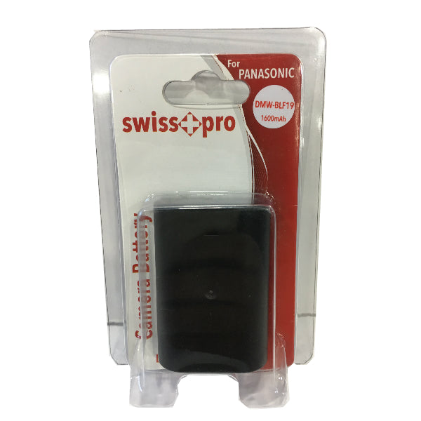 Swiss Pro Batteria DMW-BLF19 per Panasonic GH4 GH5 GH6 Swiss Pro Batteria DMW-BLF19 per Panasonic GH4 GH5 GH6